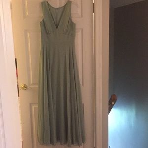 Lulus Here For Love Sage Green Maxi Dress